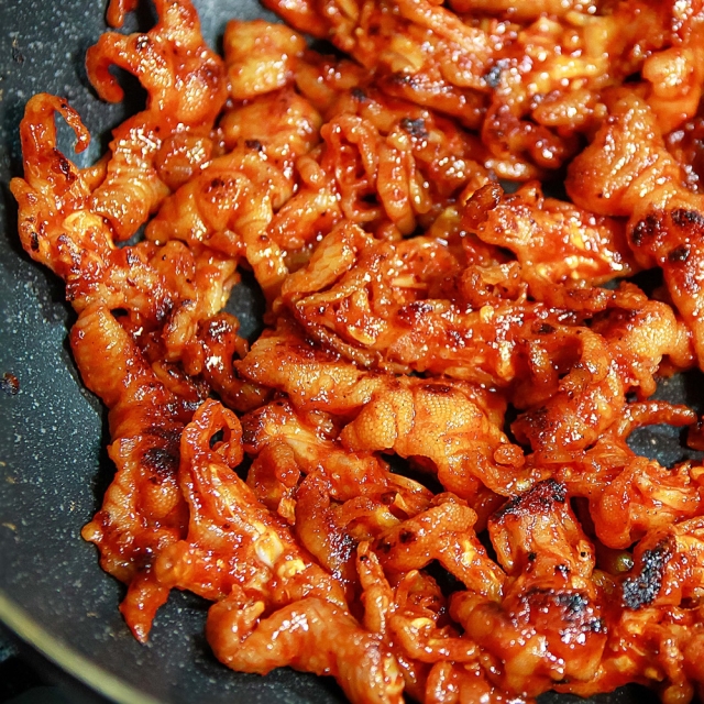 국내산 진짜로 불에구운 뼈없는 닭발